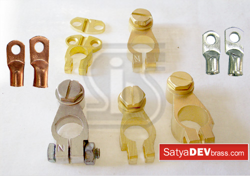 Brass battery terminals